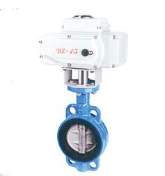 D003軟密(mì)封對夾式(shì)電動蝶閥(fá)