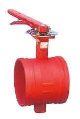 WGLX-16軟密封溝槽式手(shǒu)柄蝶閥